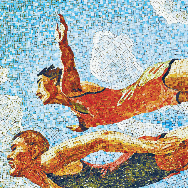 Monumental mosaic of Moscow