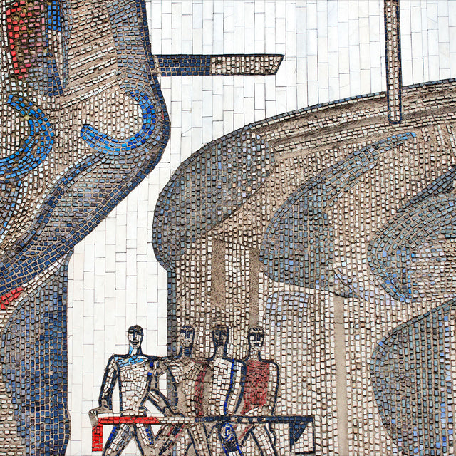 Monumental mosaic of Moscow