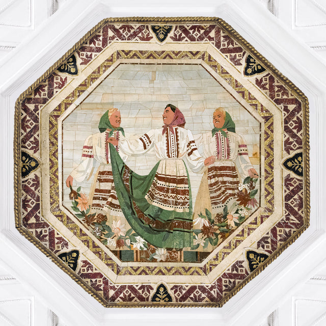 Monumental mosaic of Moscow