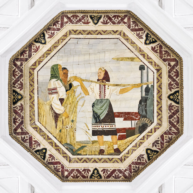 Monumental mosaic of Moscow