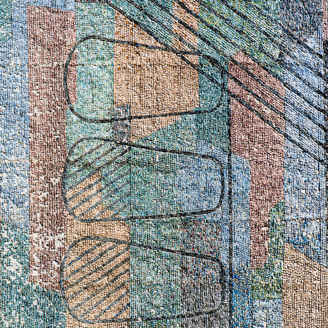 Monumental mosaic of Moscow