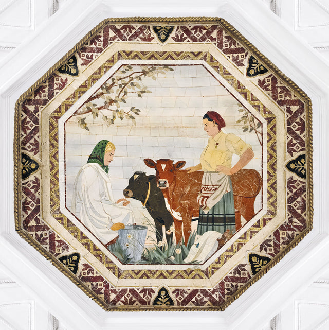 Monumental mosaic of Moscow