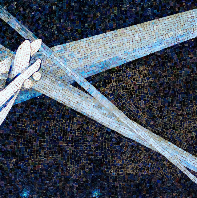 Monumental mosaic of Moscow