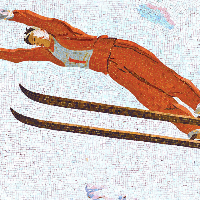 Monumental mosaic of Moscow