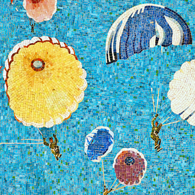 Monumental mosaic of Moscow