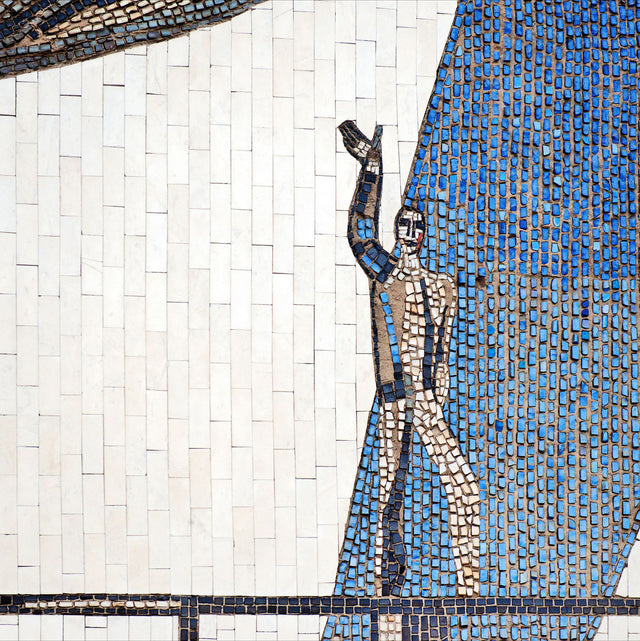 Monumental mosaic of Moscow