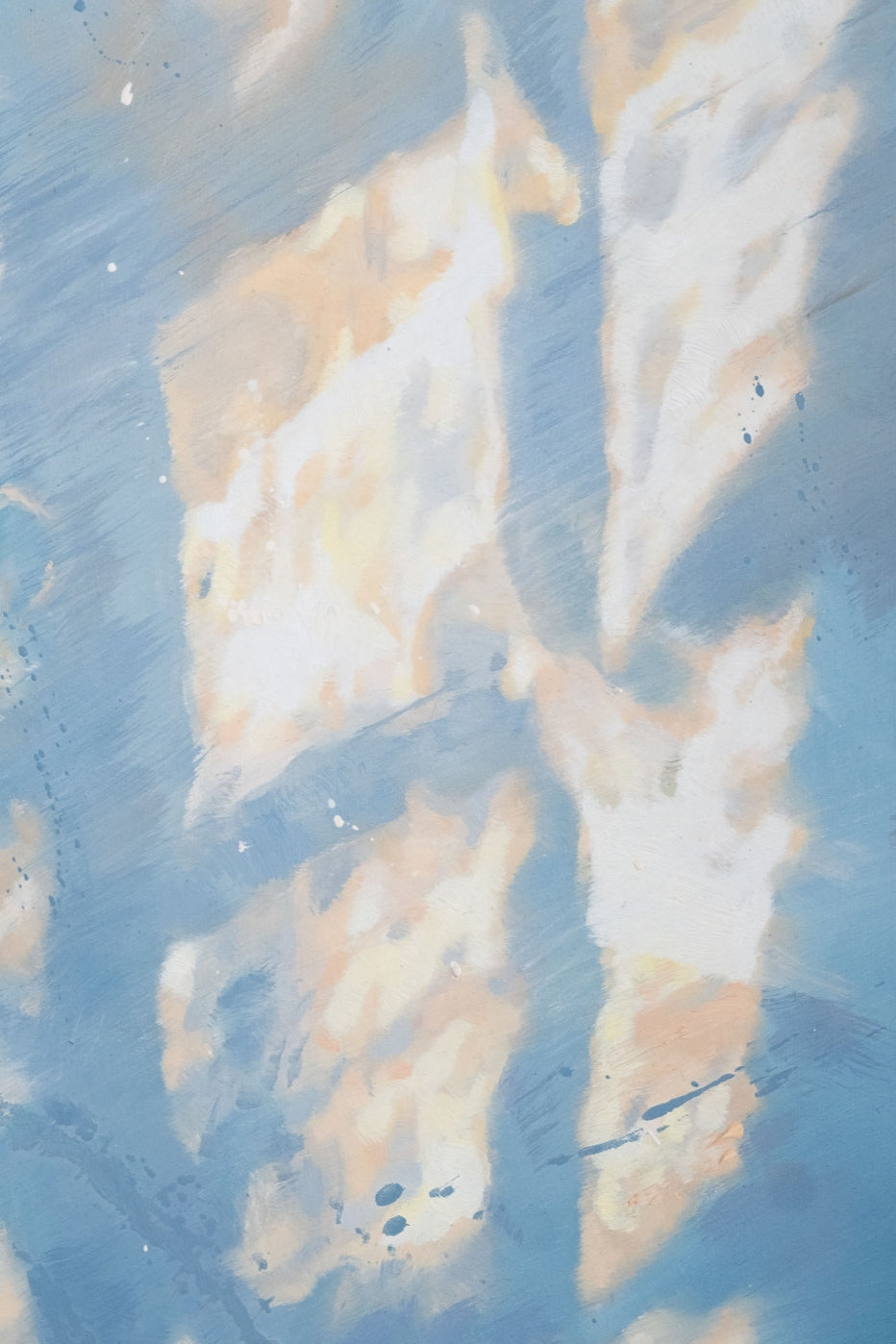 Bleu, fenêtre, lumière